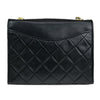 Chanel Vintage CC Chain Full Flap Bag Quilted Leather