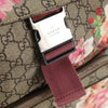Secondhand Gucci Buckle Backpack Blooms Print GG