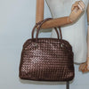 Secondhand Bottega Veneta Intrecciato Brown Leather Bags