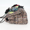 Chanel Camellia Flap Shoulder Bag Tweed