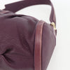 Secondhand Bvlgari Chandra Satchel Purple Leather Bags