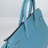 Hermes Birkin Handbag Blue Togo with Palladium Hardware