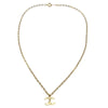 Secondhand Chanel Vintage CC Pendent Necklace Plated