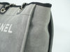 Secondhand Chanel Deauville Tote Gray Canvas Accessories