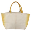 Secondhand Bottega Veneta Braided Handle Open Tote Bag Canvas with