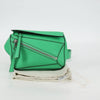 Secondhand Loewe Puzzle Bumbag Green Leather Bags