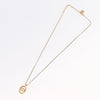 Secondhand Christian Dior CD Round Pendant Necklace