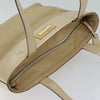 Secondhand Celine Shoulder Bag Beige Canvas Bags