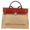 Hermes Herbag Zip Leather and Toile