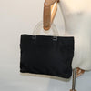 Secondhand Prada Resin Handle Tote Tessuto