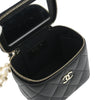 Secondhand Chanel Vanity Case with Pearl Chain Quilted