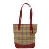 Secondhand Burberry Nova Check Tote Nylon and