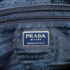 Secondhand Prada Metal Handles Tote Tessuto