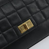 Chanel Chocolate Bar Accordion Reissue Flap Bag Quilted Lambskin