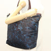 Secondhand Prada Convertible Tote Printed Tessuto with Saffiano