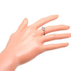 Secondhand Tiffany & Co. Elsa Peretti Open Heart Ring Platinum with Diamonds