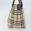 Secondhand Burberry Nova Check Handbag Nova Check Canvas and