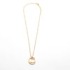 Christian Dior CD Logo necklace Metal
