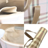 Secondhand Burberry Nova Check Tote Canvas and