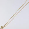 Secondhand Christian Dior CD Pendant Necklace Gold-plated