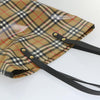 Secondhand Burberry Nova Check Tote Canvas and