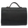 Burberry Convertible Briefcase Leather with London Check Coated Canvas