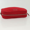Prada Zip Around Toiletry Bag Canvas