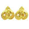 Secondhand Chanel Vintage CC Heart Clip-On Earrings
