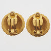 Secondhand Chanel Vintage Round CC Clip-On Earrings
