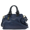 Secondhand Chloe Fynn Handbag Navy Leather Bags