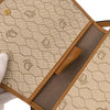 Christian Dior Vintage Honeycomb Flap Crossbody Bag Canvas and Leather