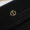 Christian Dior Vintage Chain Flap Shoulder Bag Leather
