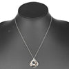 Secondhand Tiffany & Co. 1837 Interlocking Circles Pendant Necklace Sterling Silver and Rubedo