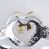 Secondhand Tiffany & Co. Heart Ribbon Ring Silver 925 and K18 Yellow