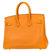 Hermes Birkin Handbag Orange Togo with Palladium Hardware