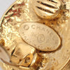 Secondhand Chanel Vintage Round CC Clip-On Earrings