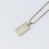 Secondhand Tiffany & Co. Atlas Bar Pendant Necklace Silver 925
