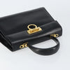 Salvatore Ferragamo Convertible Top Handle Bag Leather