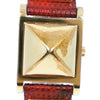 Secondhand Hermes Medor Quartz Watch Plated Metal and