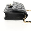 Secondhand Chanel Classic Flap Clutch with Chain Quilted Caviar
