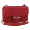 Prada Gaufre Chain Flap Shoulder Bag Nappa Leather