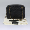 Secondhand Chanel V Stitch Black Leather Bags