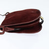 Secondhand Balenciaga Shoulder Bag Burgundy Suede Bags