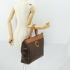 Secondhand Celine Vintage Macadam Handbag Canvas and
