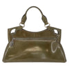 Secondhand cartier Marcello Handbag Khaki Patent Leather Bags