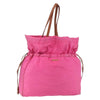 Prada Logo Drawstring Tote Tessuto