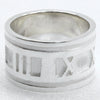 Secondhand Tiffany & Co. Atlas X Closed Ring Silver 925