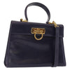 Salvatore Ferragamo Convertible Top Handle Bag Leather