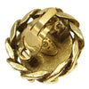 Secondhand Chanel Vintage CC Round Clip-On Earrings