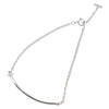 Secondhand Tiffany & Co. T Smile Chain Bracelet 18K White
